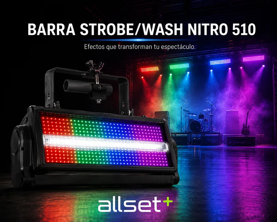 Barra Strobe/Wash Nitro 510 — Showline · SL Nitro 510
