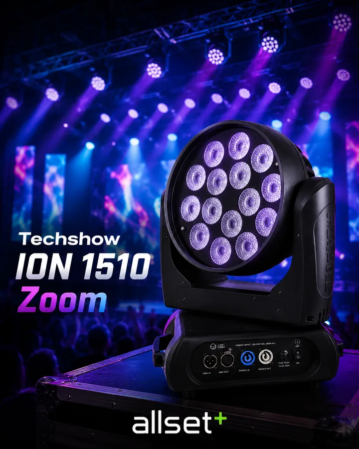 Cabeza Móvil Wash ION 1510Z — Tecshow · ION 1510Z