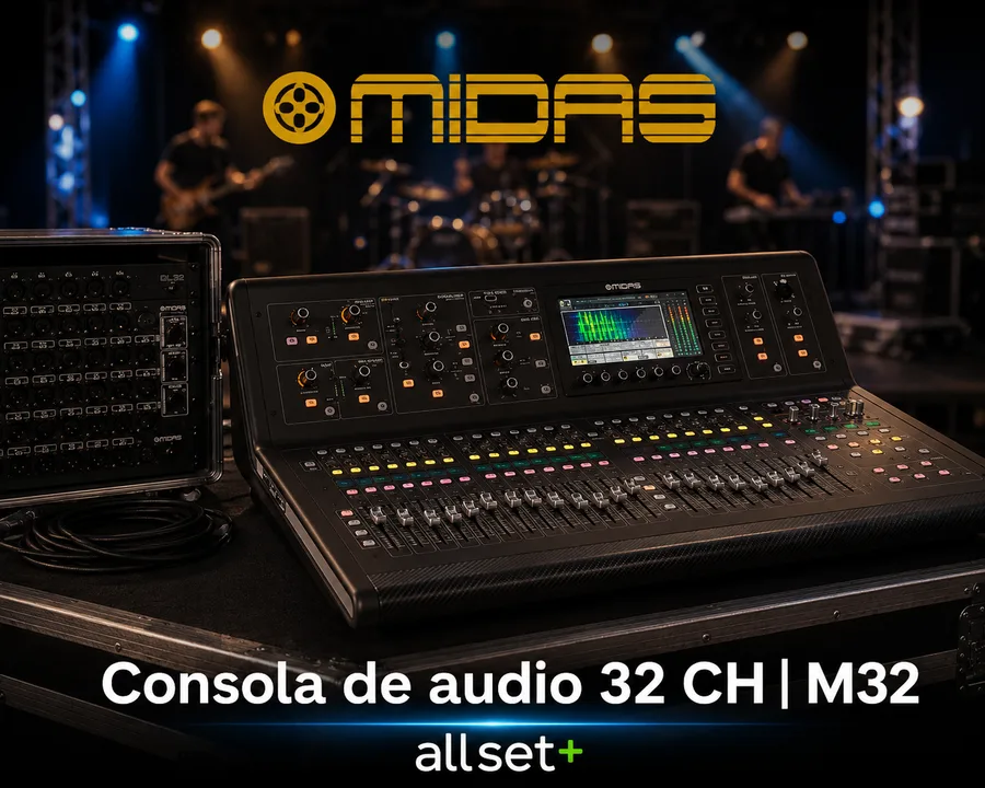 Consola M32 + Stagebox DL32 — Midas · 32