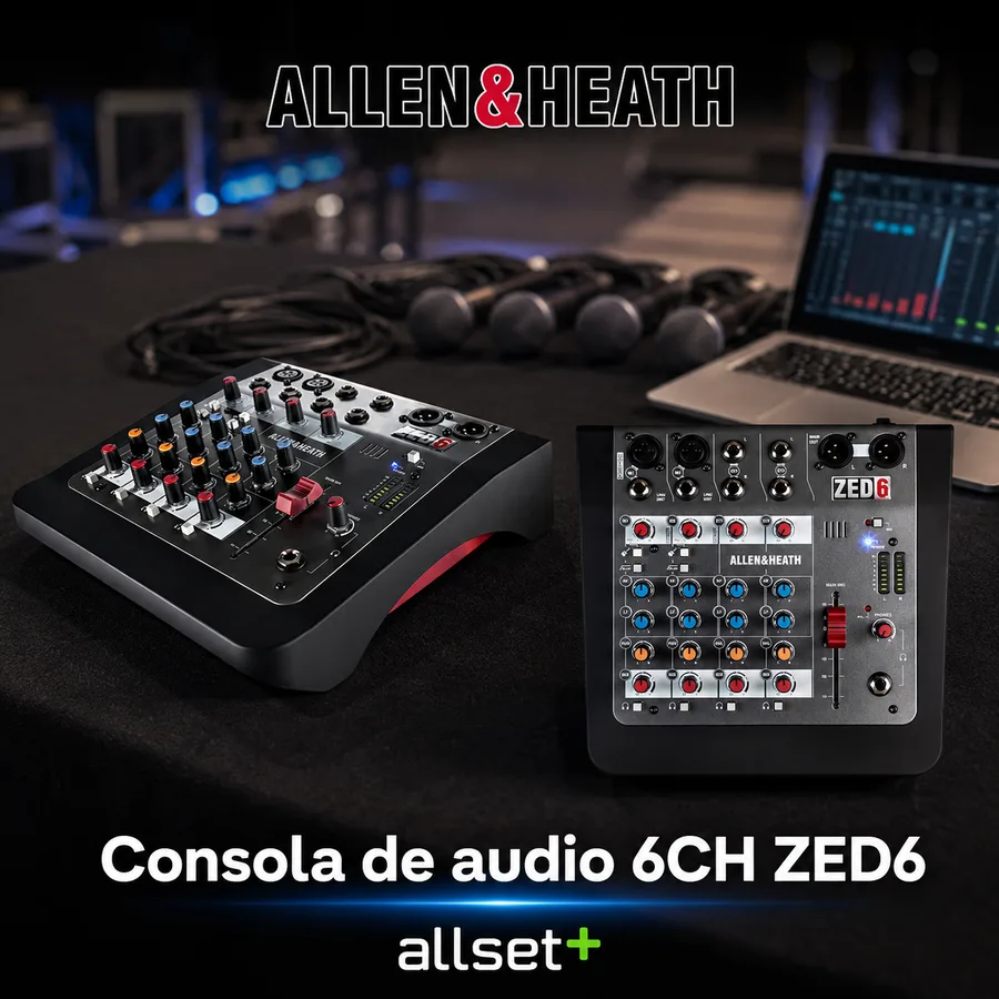 Consola ZED6 — Allen & Heath · ZED6
