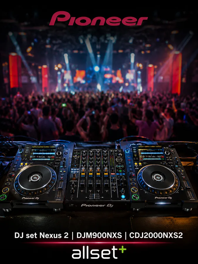 DJ Set Pioneer NEXUS NXS SII — Pioneer · DJM-900 NXS + 2× CDJ-2000 NXS II