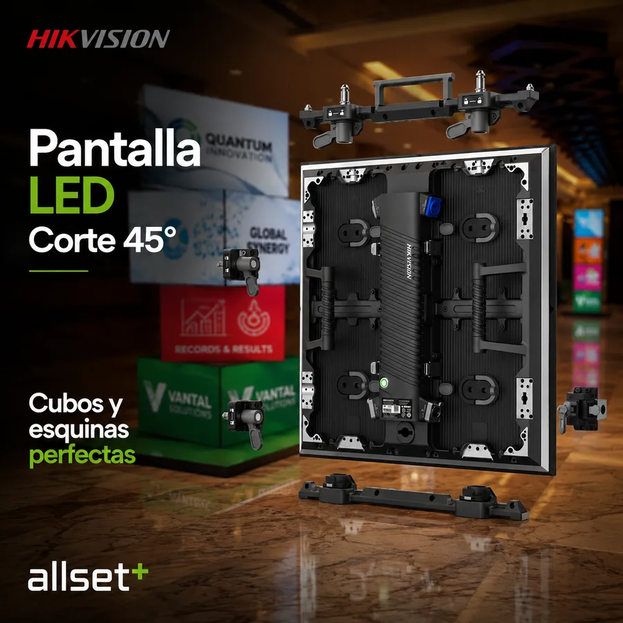 LED Aries Pro Gabinete 45° — Hikvision · Aries Pro P2.9 (45°)