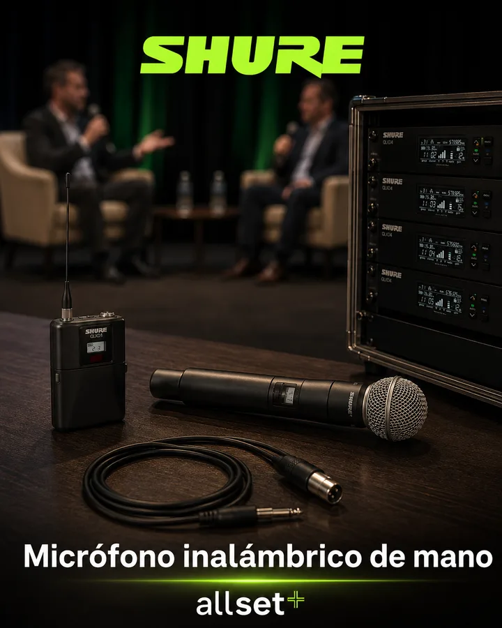 Sistema Inalámbrico QLX-D / SLX-D — Shure · QLX24 / SLXD24